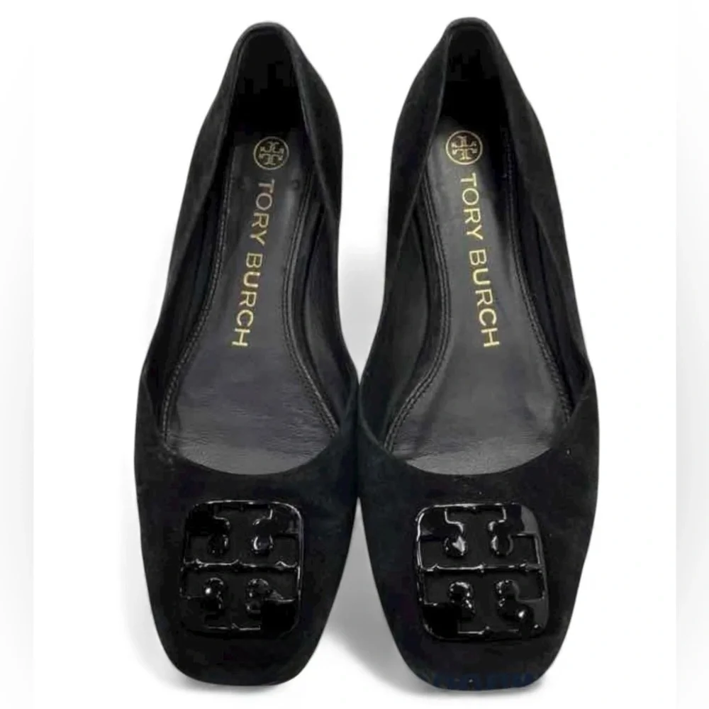 Tory Burch Black Georgia ballet Flats Size 6.5